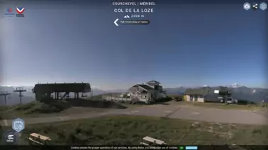 Panoramablick vom Col de la Loze (2.304 m)