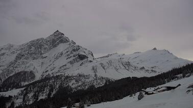 Blick auf die Berglandschaft