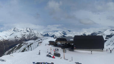 Blick auf das Vallée Blanche (2.091 m)