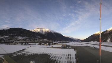 Blick auf den Flugplatz St. Moritz bei Samedan (1.707 m)