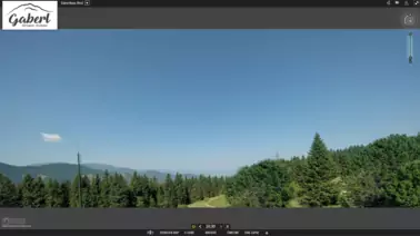 Blick vom Gaberlhaus nach Westen