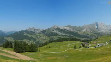 Rundumblick auf das Skigebiet