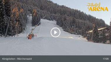 Blick auf den Märchenwald (1.600 m)