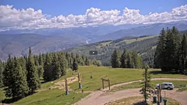 Blick auf die Piste