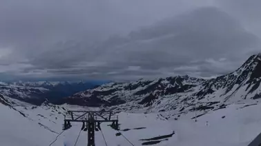 Ausblick von der Bergstation Funitel Thorens (2.999 m)
