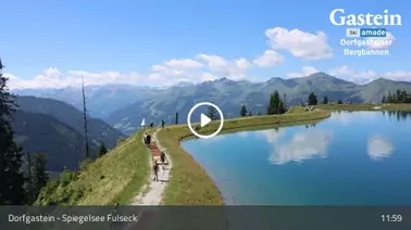 Blick auf den Spiegelsee am Fulseck (1.860 m)