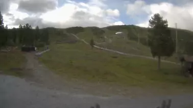 Blick auf den Tellerlift und das Skigebiet