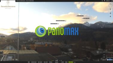 Blick auf Haus im Ennstal (750 m)