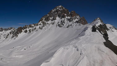 Blick vom Col Galibier (2.704 m)