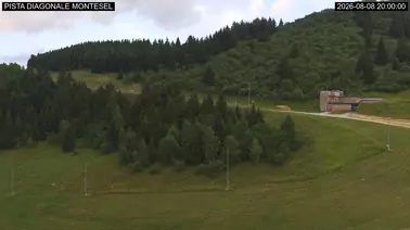 Piste im Skigebiete Monte Bondone