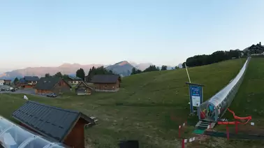 Blick auf das Übungsgelände (1.703 m)