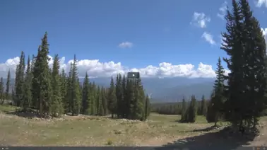 Blick auf die Piste