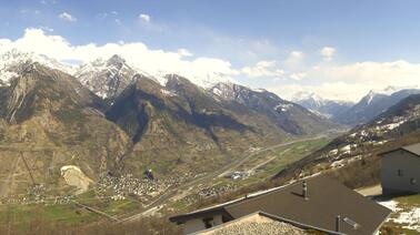 Blick auf das Dorf Eischoll