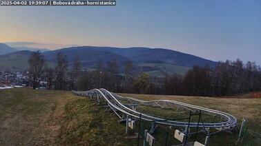 Blick auf die Ganzjahresrodelbahn
