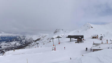 Blick auf die Bergwelt von Les Orres (2.524 m)