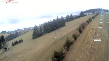 Blick auf den Sessellift