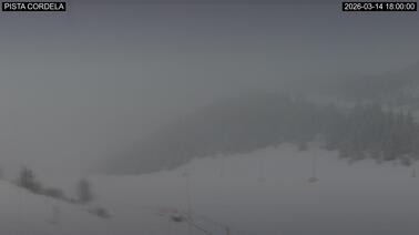 Blick auf die Piste Cordela