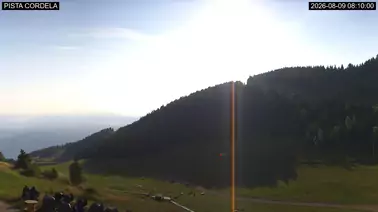 Blick auf die Piste Cordela