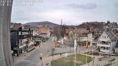 Blick auf die neue Mitte in Braunlage
