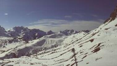 Widdersteinhütte im Skigebiet Warth-Schröcken (1.990 m)