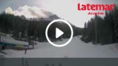 Blick auf den Talbereich (1.550 m)