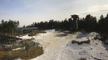 Blick auf das Skigebiet Geißkopf (1.090 m)