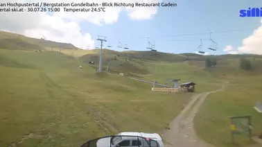 Blick Richtung Restaurant Gadein (2.090 m)