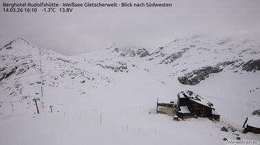Blick Berghotel Rudolfshütte - Richtung Südwesten