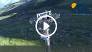 Flug über das Skigebiet