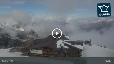 Blick auf die Bergstation (1.900 m)