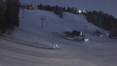 Blick auf die Talstation des Sessellifts