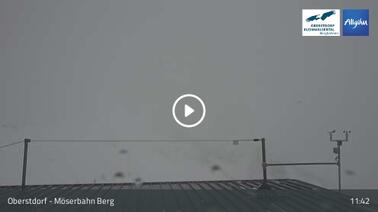 Blick auf die Bergstation (1.905 m)