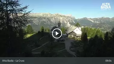 Blick auf die Bergkirche (2.062 m)