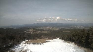 Blick auf die Pisten am Geißkopf