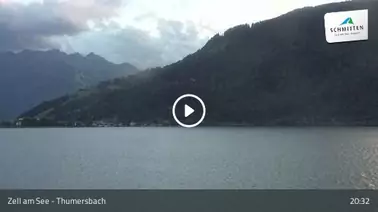 Panoramablick auf den Thumersbach in Zell am See (760 m)