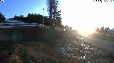 Blick auf das Skigebiet Unterstmatt