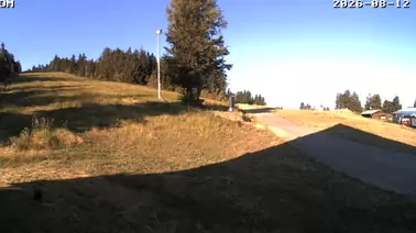 Blick auf das Skigebiet Unterstmatt