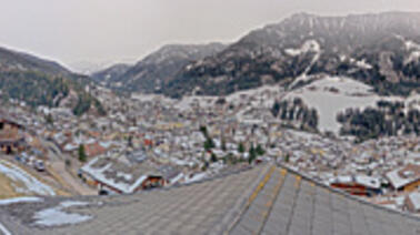 Blick auf St. Ulrich im Val Gardena (1.330 m)