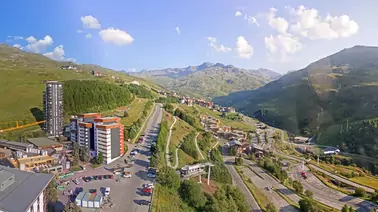 Panoramabild auf die Station du Clocher (1.811 m)