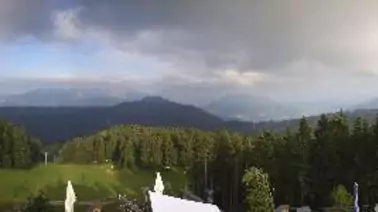 Ausblick von der Bergstation Alpe Cimbra (1.536 m)