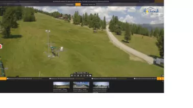 Zirbenlift, 1600 m, Blickrichtung Zirbenlift Kegel