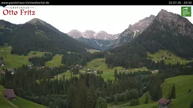 Blick aufs Kleinwalsertal