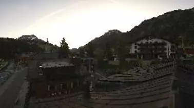 Blick auf den Ortskern von Lech (1.140 m)