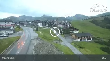 Blick auf Obertauern und die Berge (1.738m)