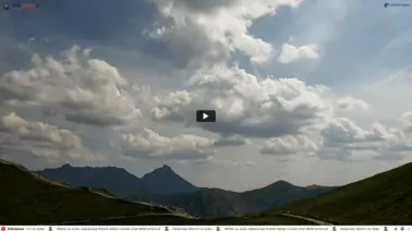 Blick auf die Pisten des Skiareals Kasprowy Wierch
