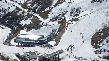 Blick auf die Talstation Sessellift Masse (1.811 m)
