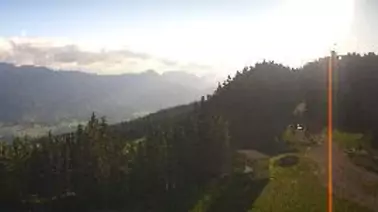 Ausblick von der Bergstation der Lärchkogelbahn (1.750 m)