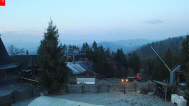 Blick auf die Bergstation