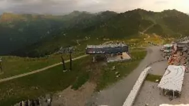 Ausblick von der Bergstation Schattberg Ost (2.050 m)