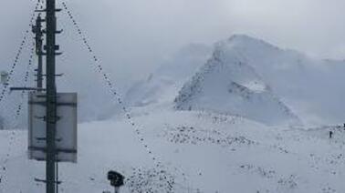Blick auf das Skigebiet Ischgl vom Palinkopf (2.862 m)